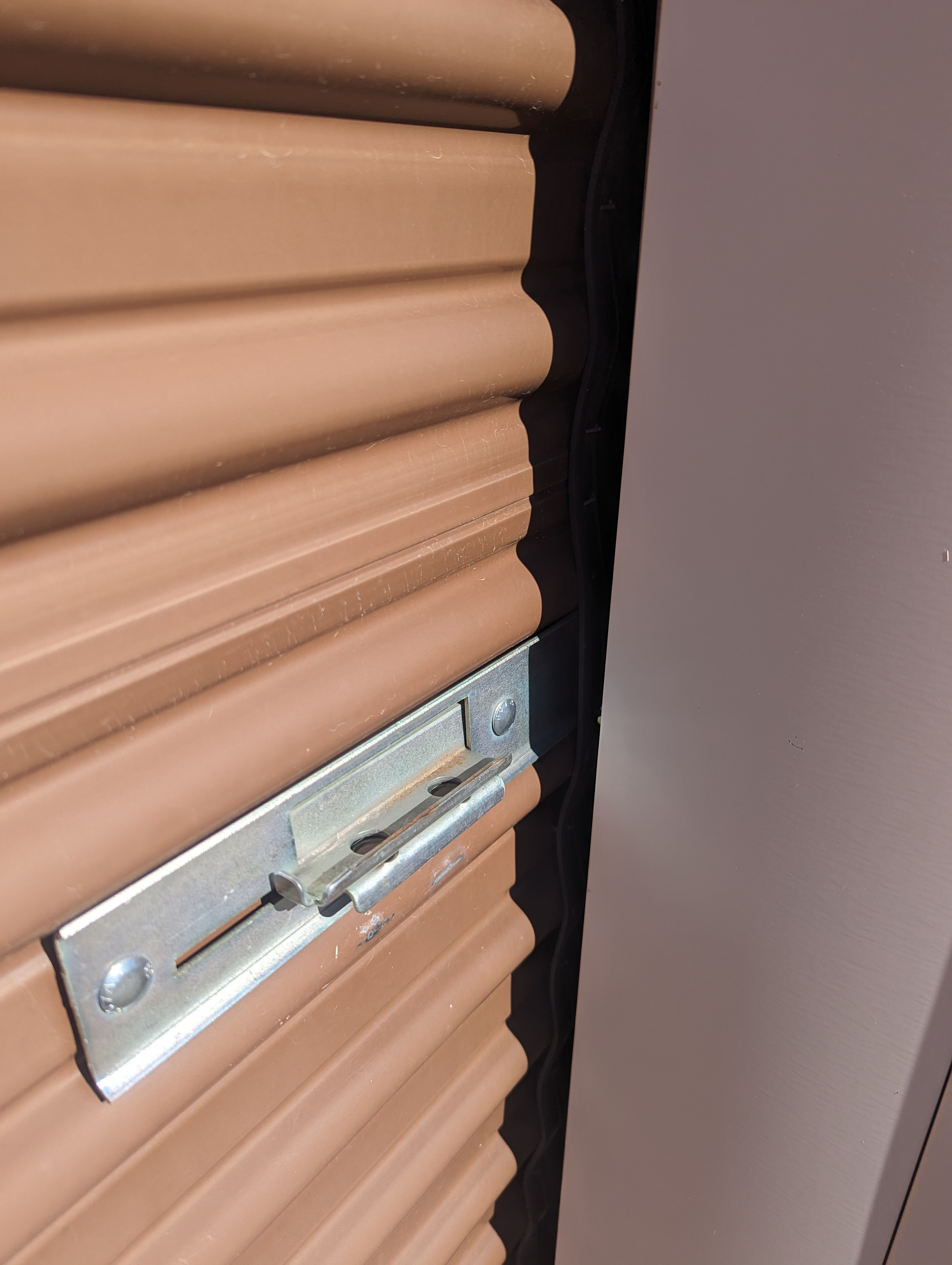 Storage Unit Lock Mechanism